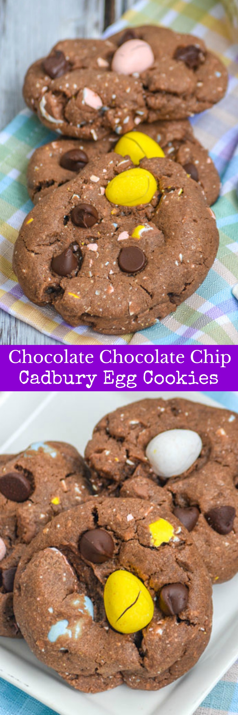 soft, fluffy, studded with chocolate chips & mini cadbury eggs