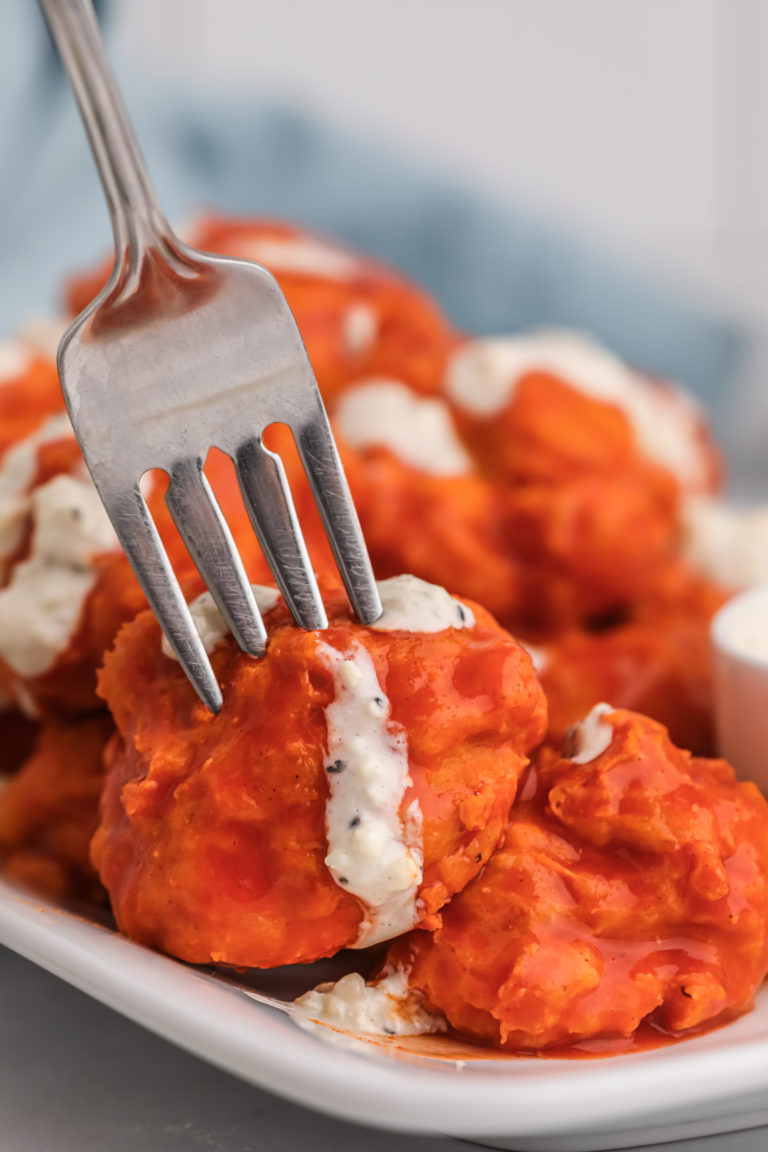 Buffalo Chicken Meatballs With Blue Cheese Sauce Sons R Us