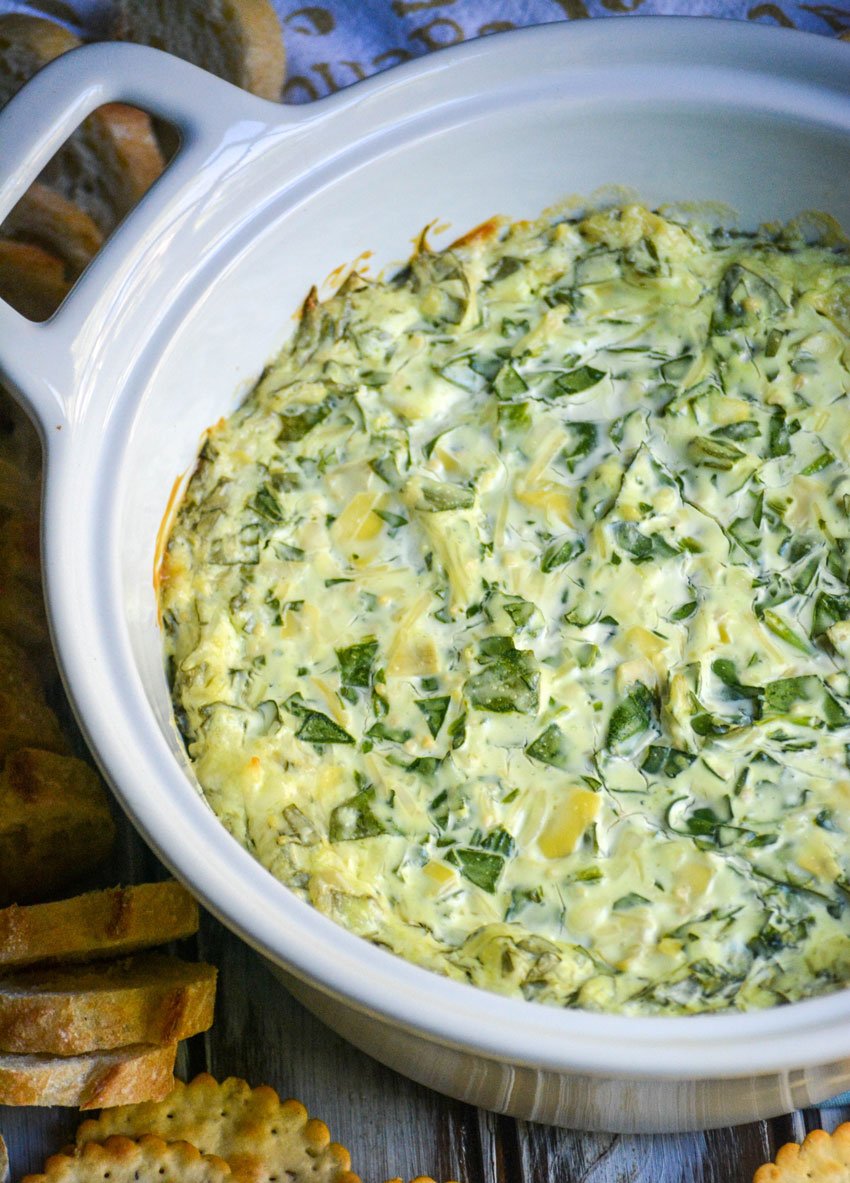 Creamy Spinach and Artichoke Dip - 4 Sons 'R' Us