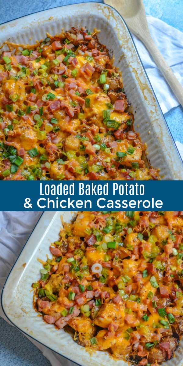 Loaded Baked Potato And Chicken Casserole - 4 Sons 'R' Us