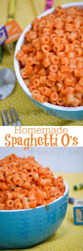 Homemade Spaghetti O's- Pinterest collage