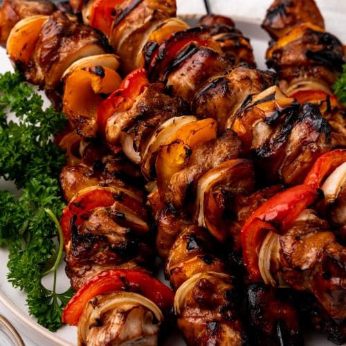 Honey-Garlic Chicken Skewers