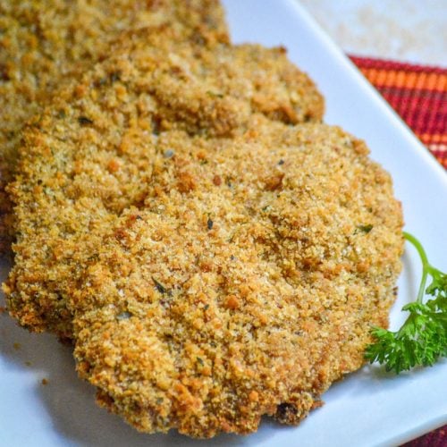 Crispy, Baked Italian Ranch Pork Chops - 4 Sons 'R' Us