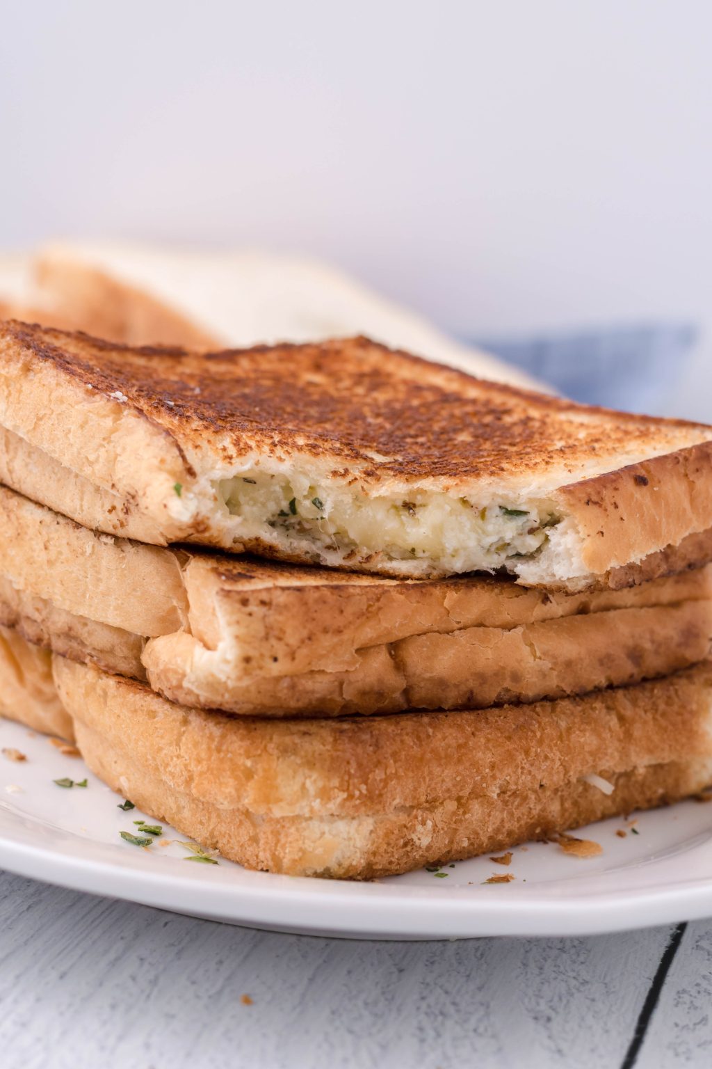 White Pizza Grilled Cheese - 4 Sons 'R' Us