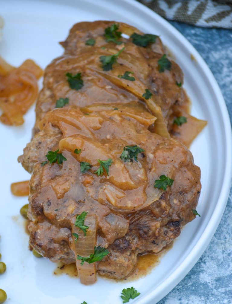 Hamburger Steak with Onions & Gravy - 4 Sons 'R' Us