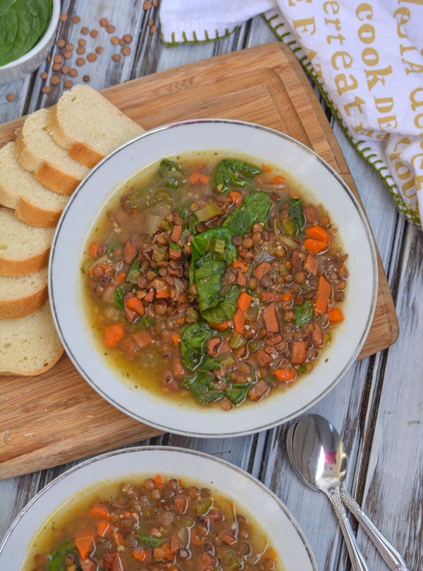 Healthy Ham & Lentil Soup