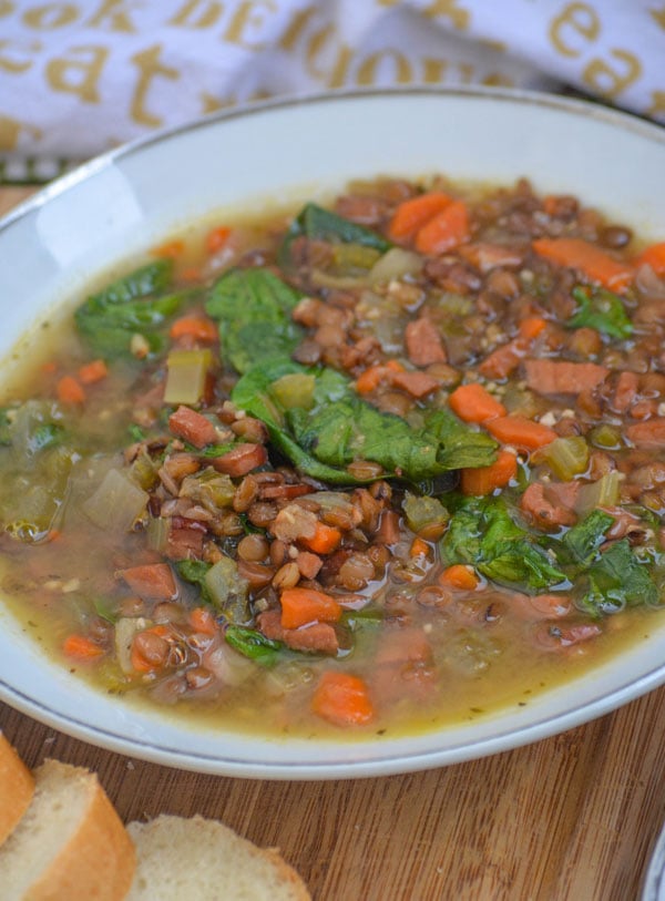 Healthy Ham & Lentil Soup