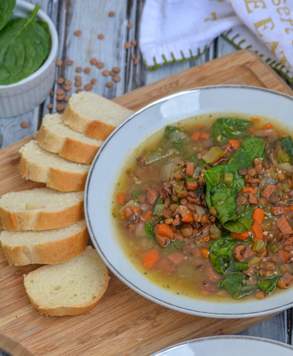 Healthy Ham & Lentil Soup