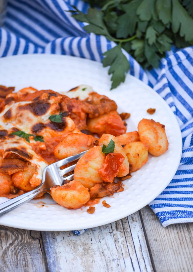 Easy Baked Gnocchi - 4 Sons 'R' Us