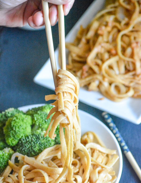 Peanut Butter 'Lo Mein' Noodles