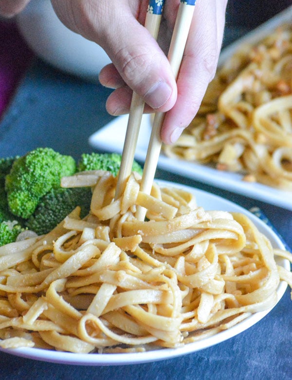 Peanut Butter 'Lo Mein' Noodles