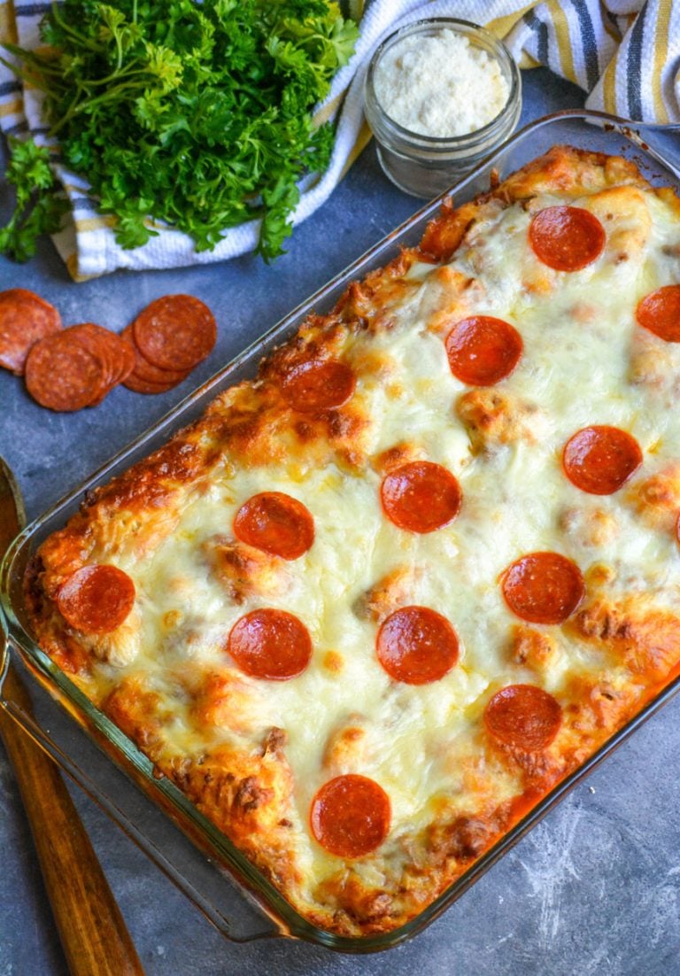 Bubble Up Pizza Casserole Recipe - 4 Sons 'R' Us