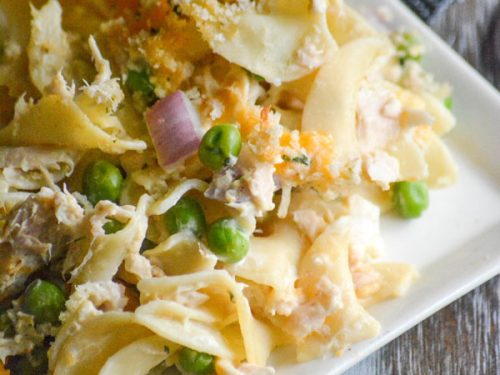 Creamy Tuna Noodle Casserole Served Hot Or Cold 4 Sons R Us