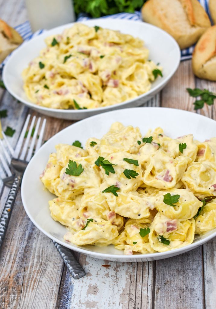 Italian Alfredo Tortellini With Ham - 4 Sons 'r' Us