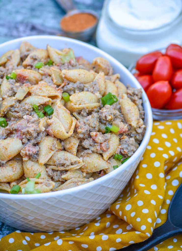 Creamy Taco Pasta