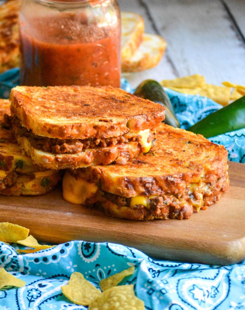 Tex Mex Grilled Cheese 4 Sons 'R' Us