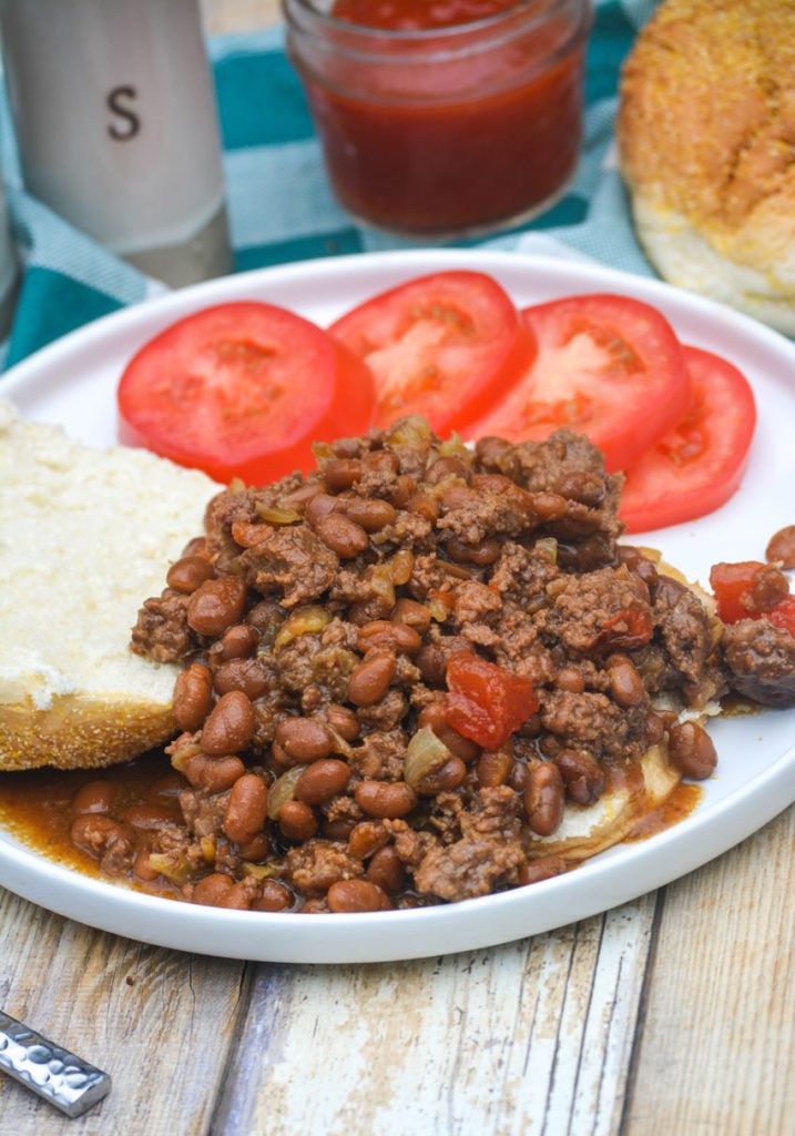Ground Beef And Baked Bean Casserole (aka Cookout Casserole) 4 Sons