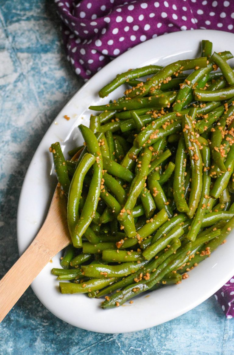 Sauteed Garlic Teriyaki Green Beans - 4 Sons 'R' Us