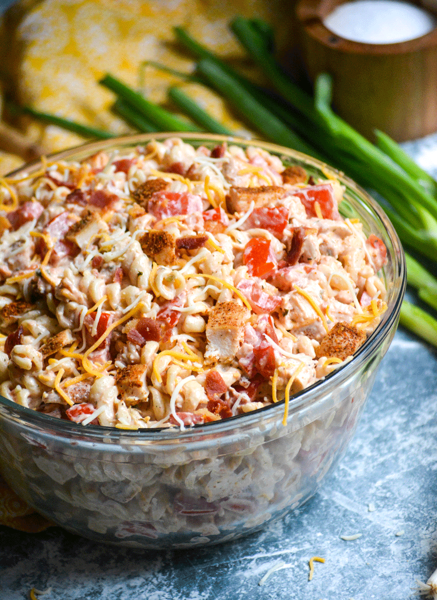 Southwestern Chicken Pasta Salad - 4 Sons 'R' Us