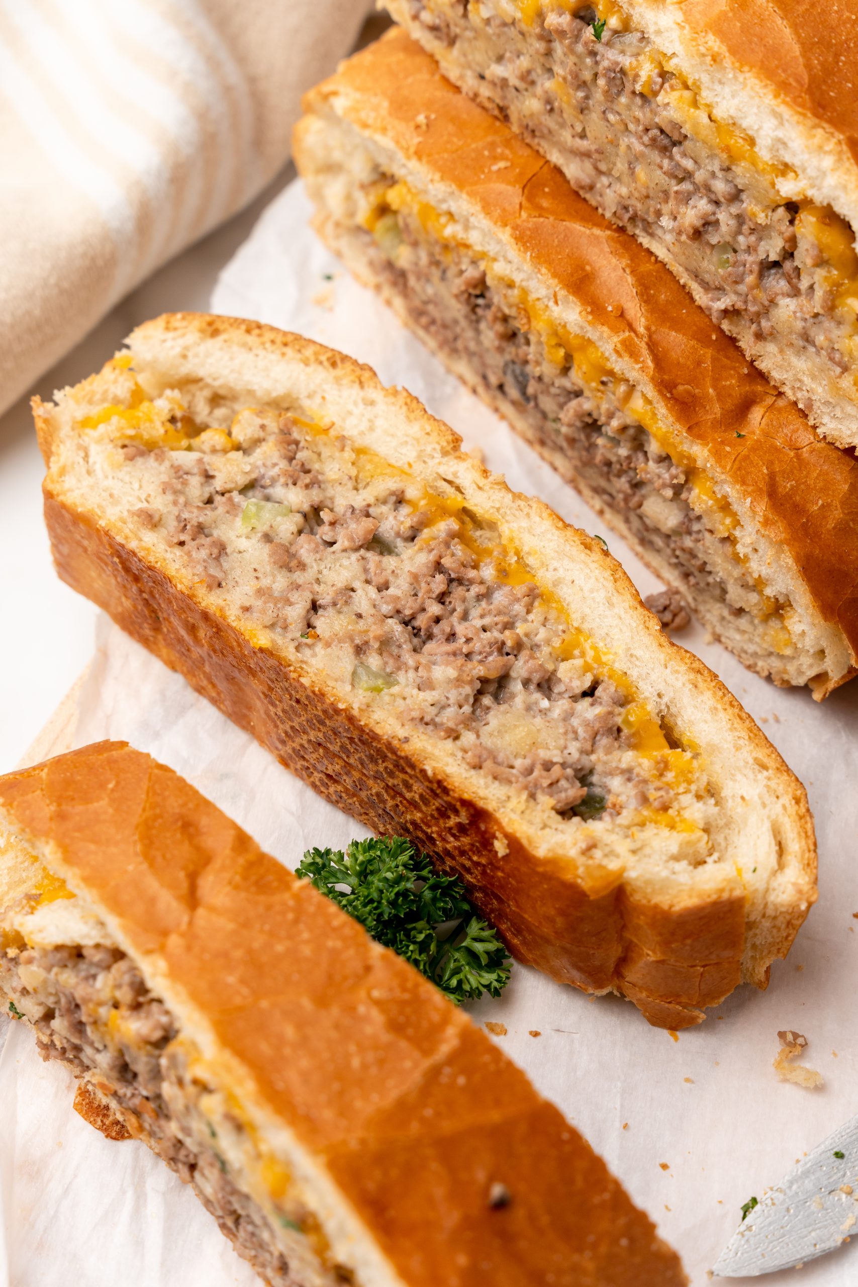 Stuffed French Bread 4 Sons 'R' Us