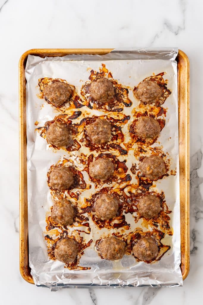 Easy Baked Meatballs - 4 Sons 'R' Us