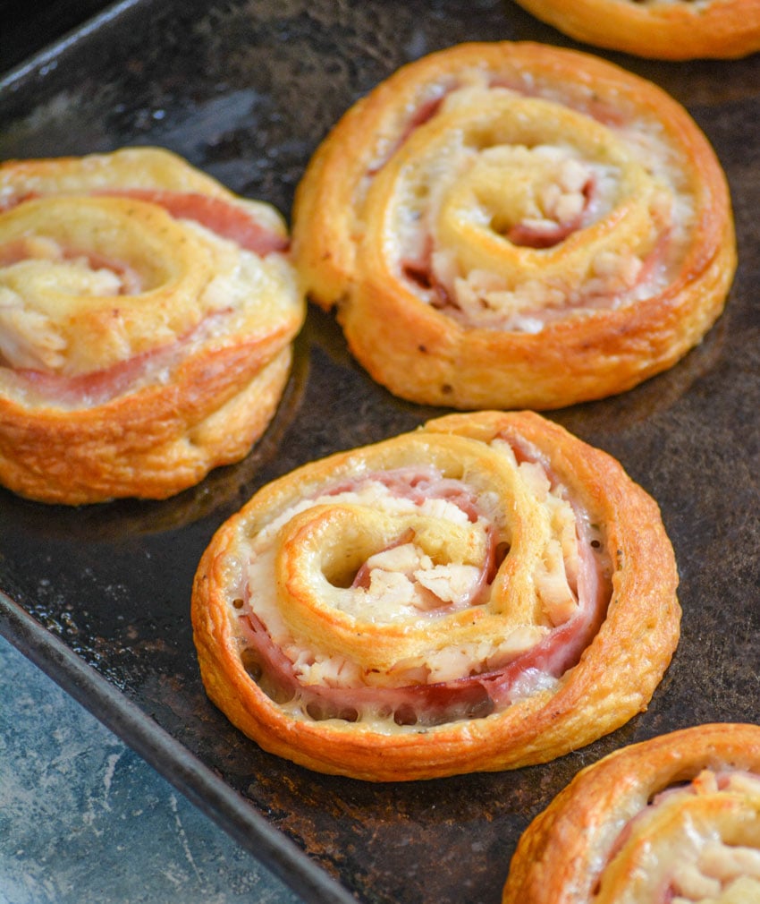 Quick and Easy Chicken Cordon Bleu Crescent Rolls - Shared Appetite