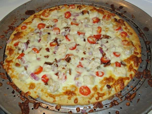 Garlic Ranch Chicken Pizza