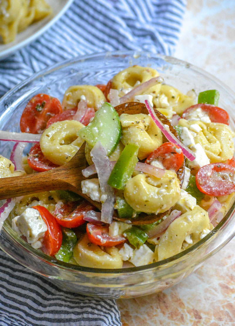 Mediterranean Tortellini Pasta Salad 4 Sons 'R' Us