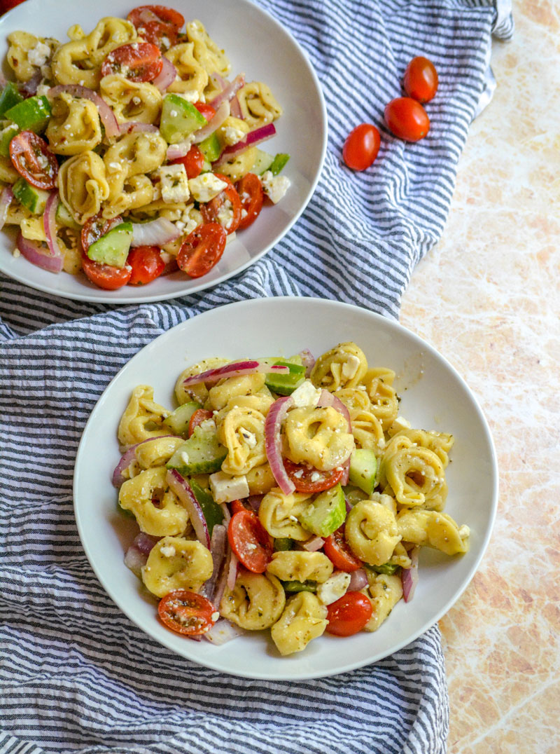 Mediterranean Tortellini Pasta Salad - 4 Sons 'R' Us