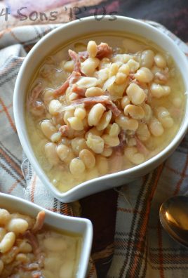 Crockpot Ham & White Bean Soup