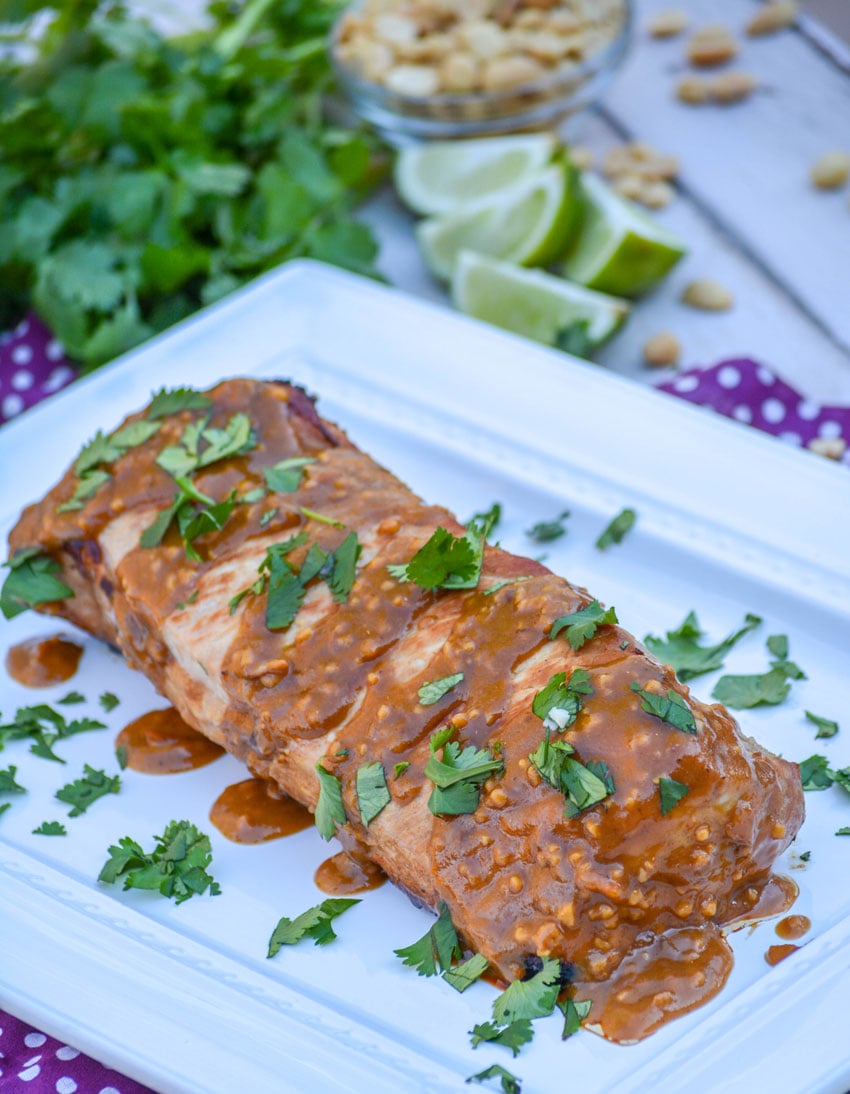 Thai Peanut Pork Tenderloin