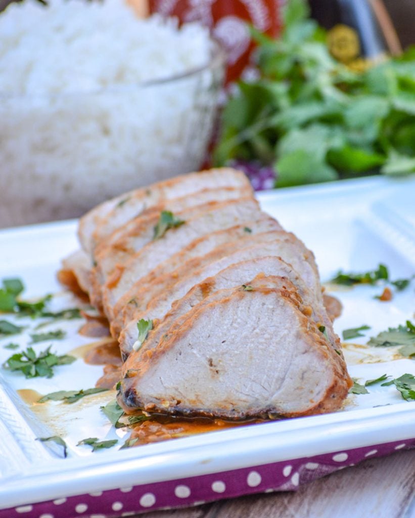 Thai Peanut Pork Tenderloin