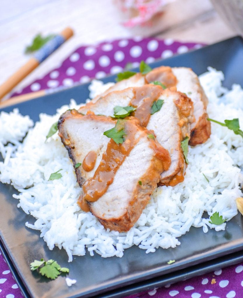 Thai Peanut Pork Tenderloin