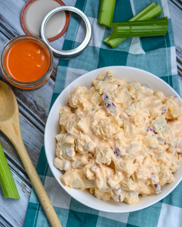 Skinny Buffalo Potato Salad