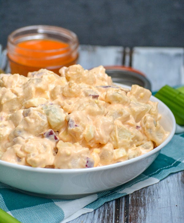 Skinny Buffalo Potato Salad