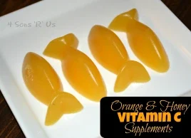 Orange & Honey Vitamin C Supplement Gummies