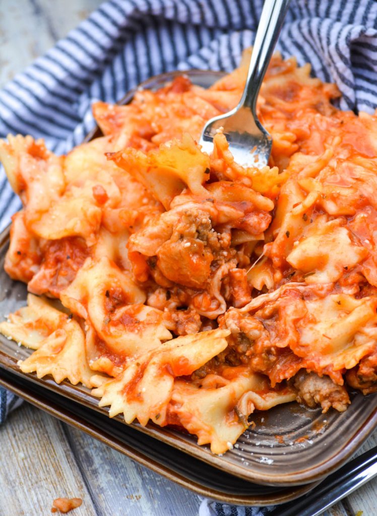 Meat Lover's Pizza Casserole 4 Sons 'R' Us