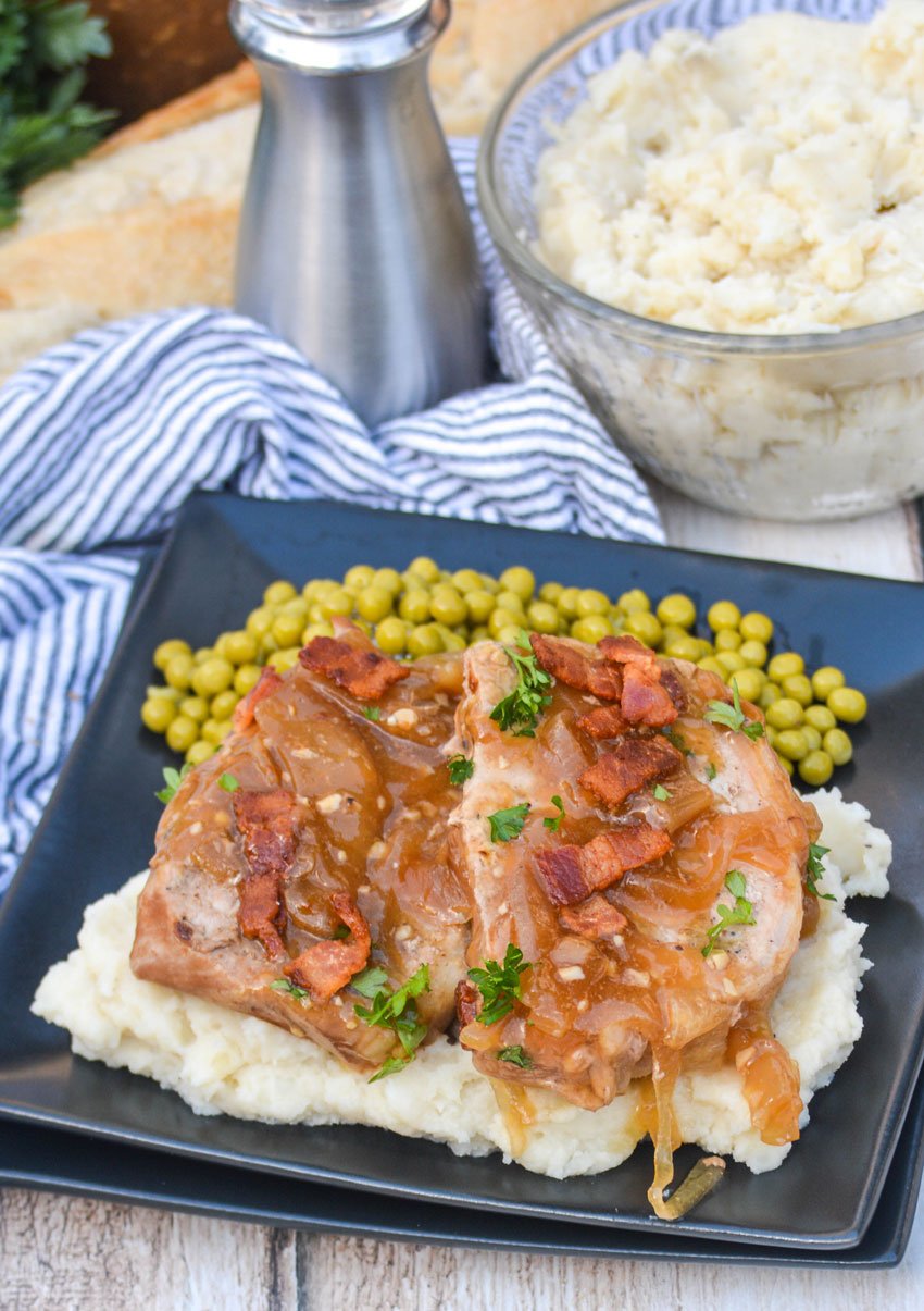 Grandma's Smothered Pork Chops Recipe With Caramelized Onion Gravy