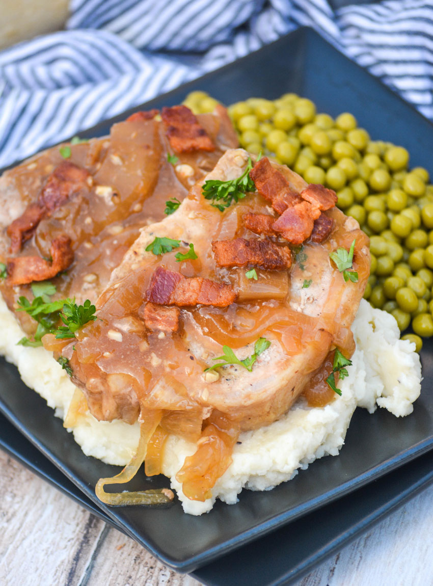 Grandma's Smothered Pork Chops Recipe With Caramelized Onion Gravy