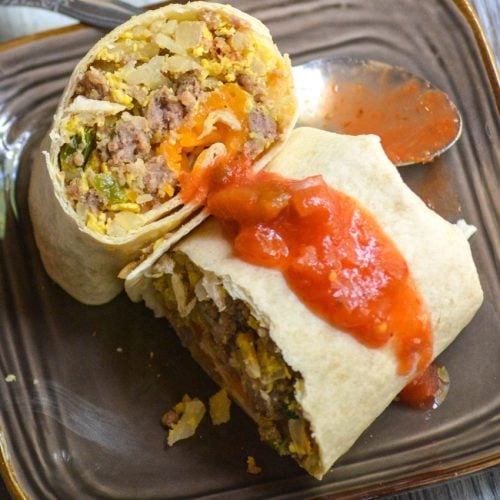 Sausage Breakfast Burritos - 4 Sons 'R' Us