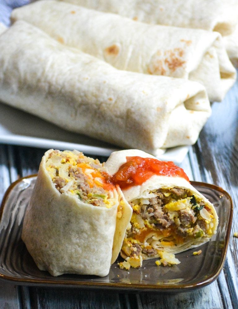 Sausage Breakfast Burritos - 4 Sons 'R' Us