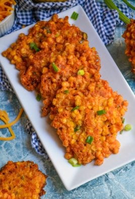 Sweet Corn & Cheddar Cheese Fritters