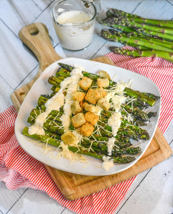 Grilled Caesar Asparagus