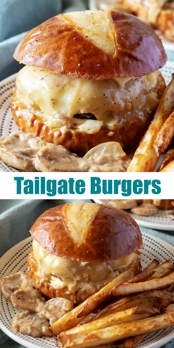 Get ready for game day with the best ever grilled burger recipe, these 'Knock Your Socks Off' Tailgate Burgers. Trust me, they're gonna completely bowl you over with how amazing they are- appetizer, lunch, dinner- they'll be the main event wherever they're served.