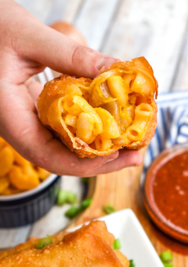 Macaroni & Cheese Egg Rolls 4 Sons 'R' Us