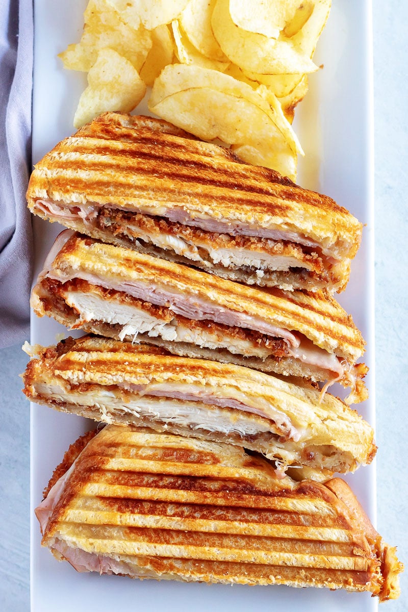 Chicken Cordon Bleu Paninis