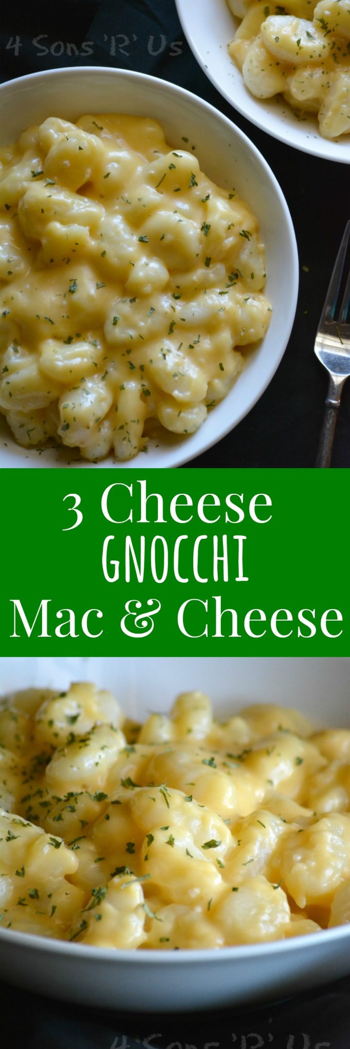 Three Cheese Gnocchi Mac & Cheese - 4 Sons 'R' Us