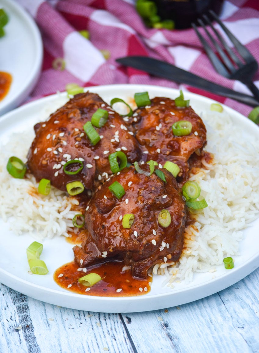 Crockpot Honey Garlic Chicken - 4 Sons 'R' Us