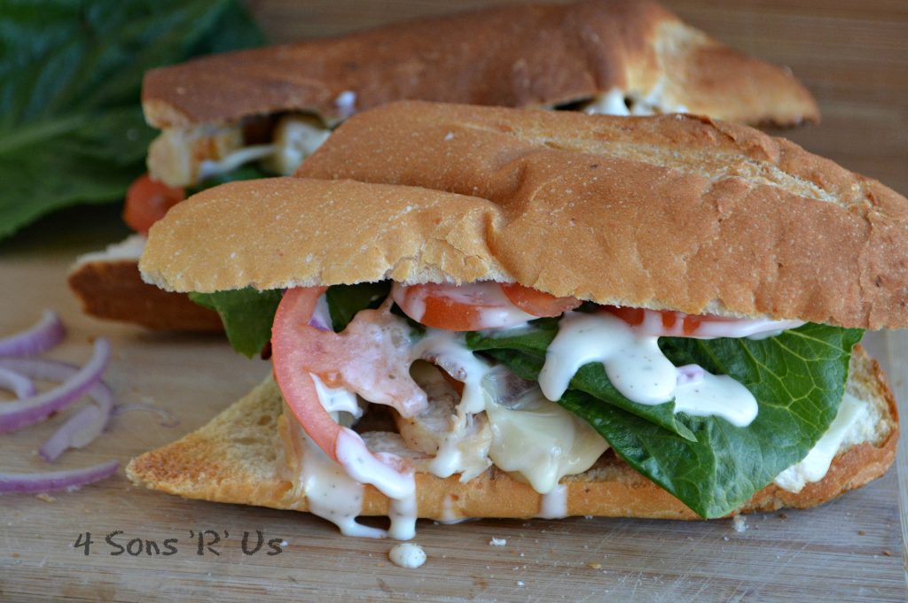 Chicken Caesar Club Style Sub Sandwich  4 Sons R Us