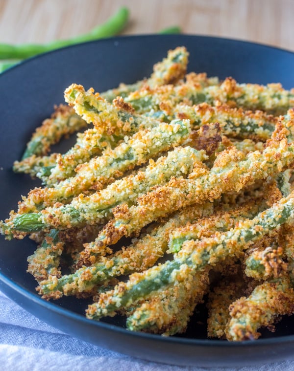 Crispy, Oven Baked Green Bean Fries